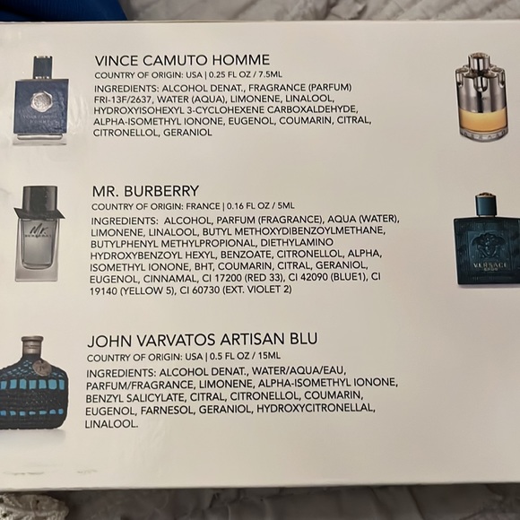 New 5pc Versace men's fragrance set with assorted luxury scent options - Picture 4 of 4